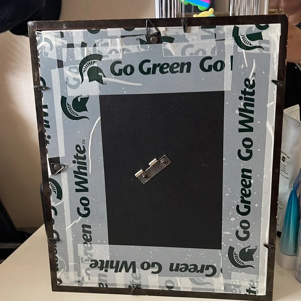 Customized Upcycled Golden Oh La La Picture Frame